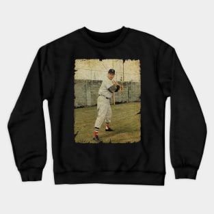 Ted Williams in Boston Red Sox Crewneck Sweatshirt